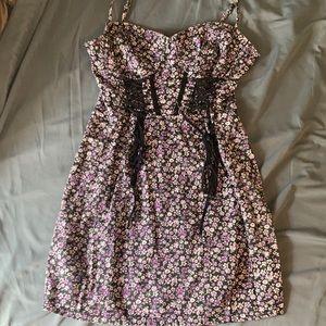 Purple Corset Dress Sz Med/Lg